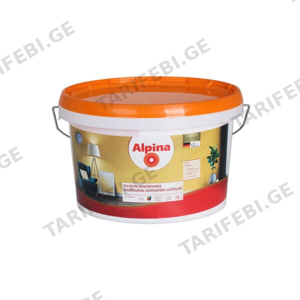 10 ლ ინტერიერის სილიკონის საღებავი ALPINA ბ1