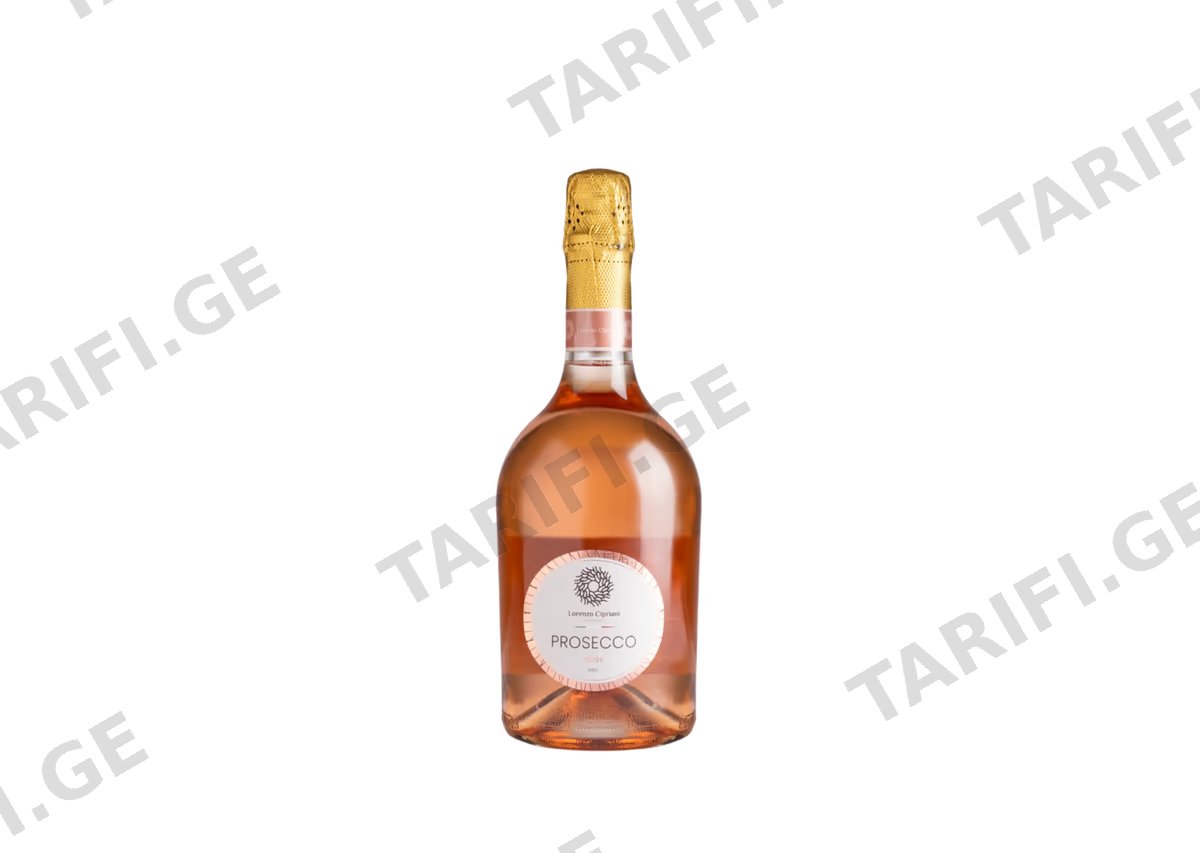 ცქრიალა ღვინო Lorenzo Cipriani Prosecco Rose