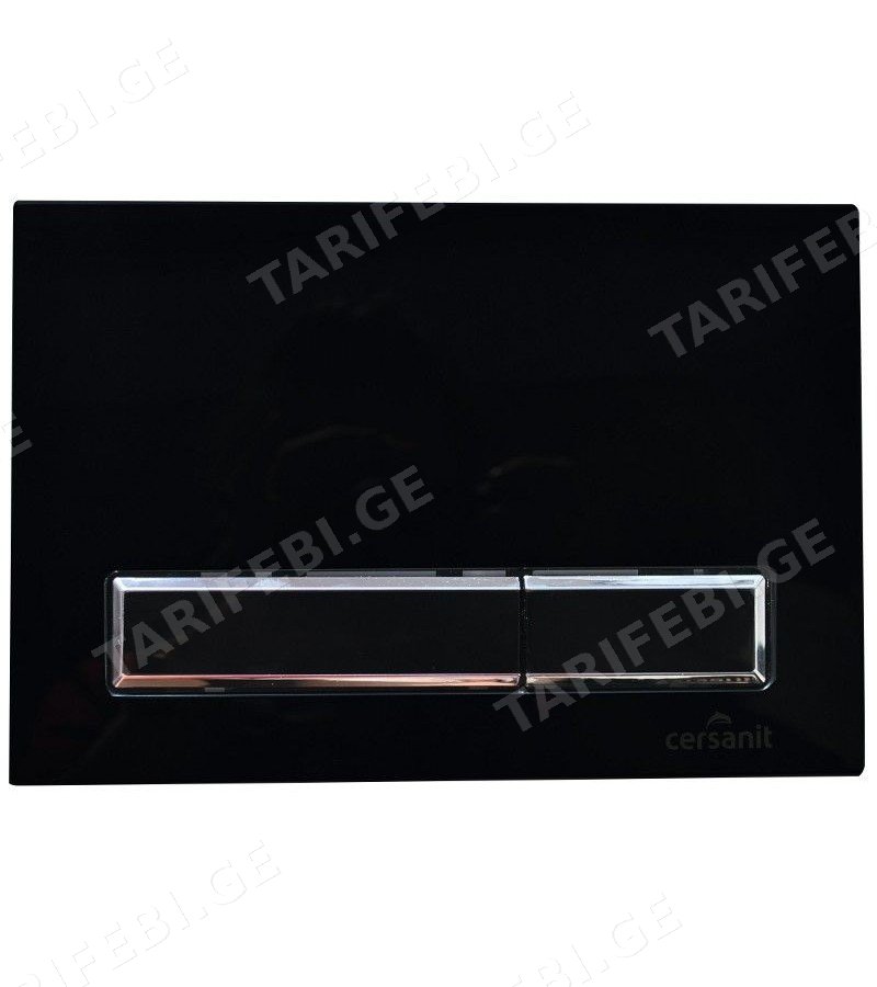 ღილაკი ინსტალიაციის BLICK, (P-BU-BK/BI) შავი , HI-TEC მწარ. CERSANIT