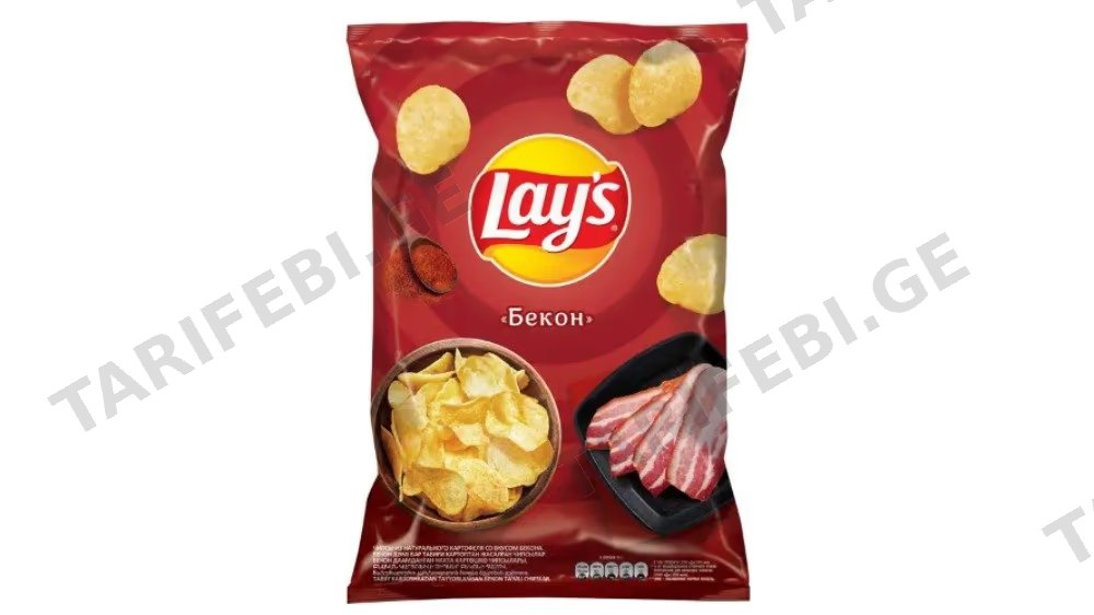 Lay's ჩიფსი ბეკონი 70გრ