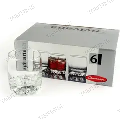 ჭიქა ვისკის Pasabahce SILVANA 6ც 200მლ  942414