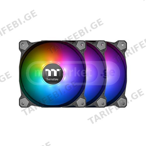 ქეისის გაგრილება - Thermaltake Pure Plus 12 - 3x120 Fan ARGB
