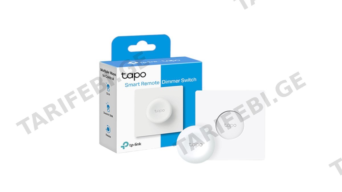 TP-Link Tapo S200D Smart Remote Dimmer Switch ჭკვიანი დისტანციური ღილაკი დიმერი (0193)