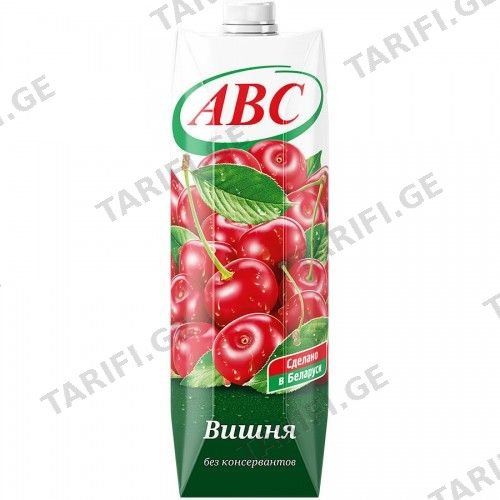 წვენი/ ABC/ ალუბლის 1ლ