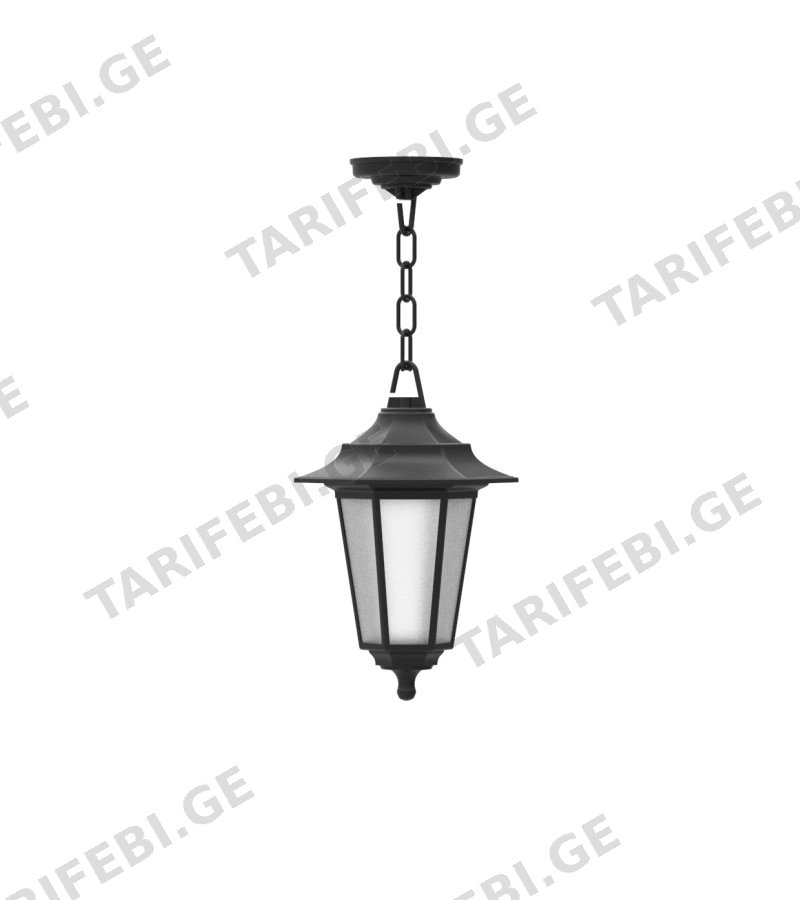 განათება ბაღის BEGONYA-3 PENDANT BLACK E27 #400.010.118 TEB ELEKTRIK