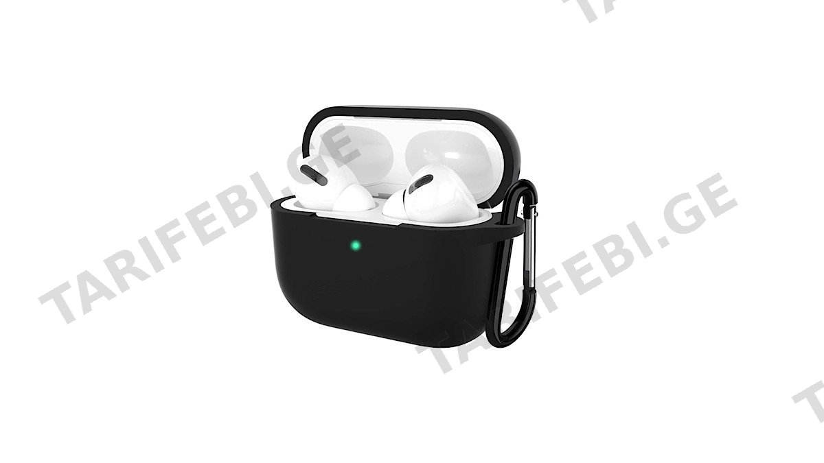 holdit Silicon Case for Airpods Pro მყარი სილიკონის ქეისი შავი (87747)