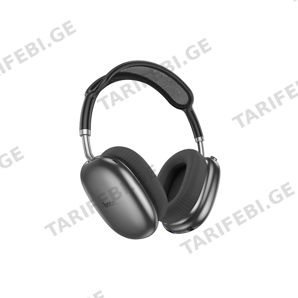 ყურსასმენი Hoco W55 Plus ANC Noise Reduction BT Headphones Gray
