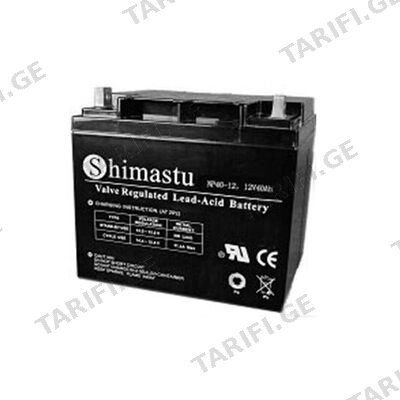 აკუმულატორი NP40-12(12V40AH)
