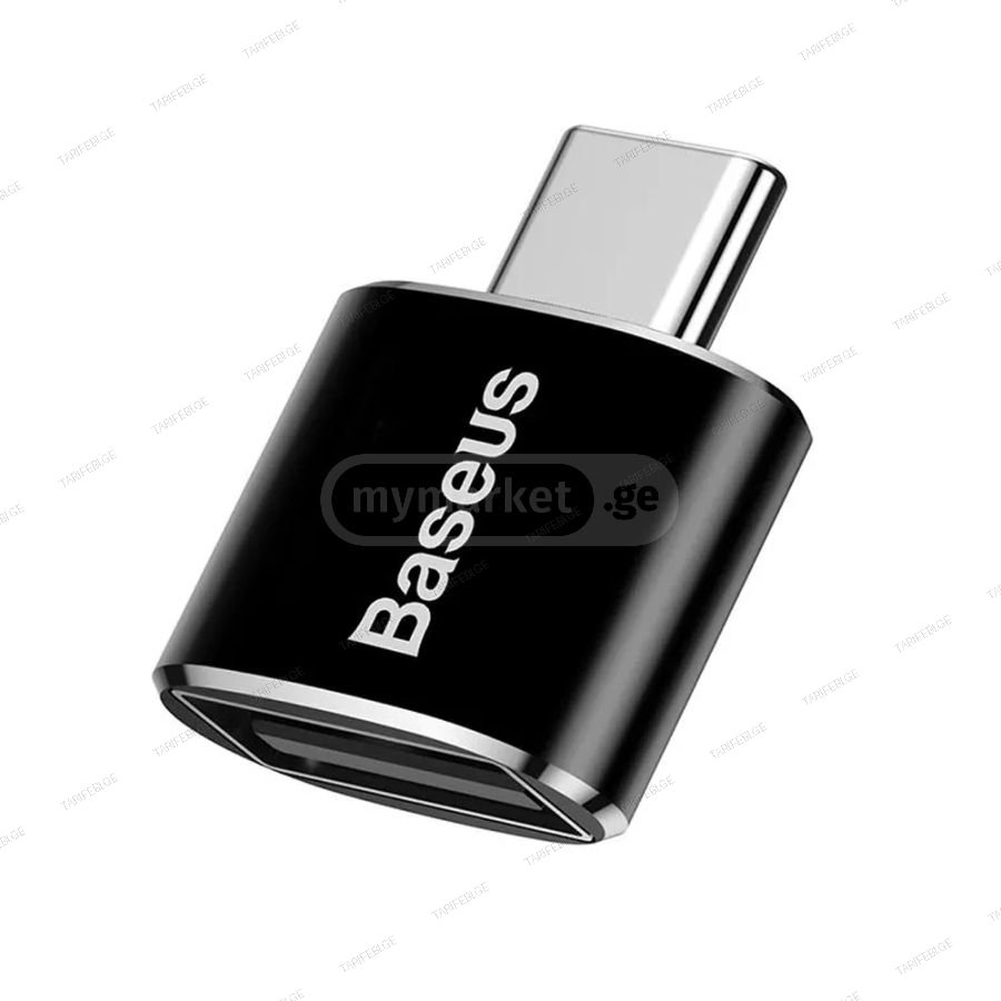 OTG Baseus ადაპტერი (USB & Type-C) 2.4A