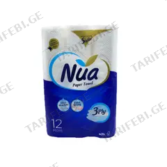 ხელსახოცები Nua 12ც