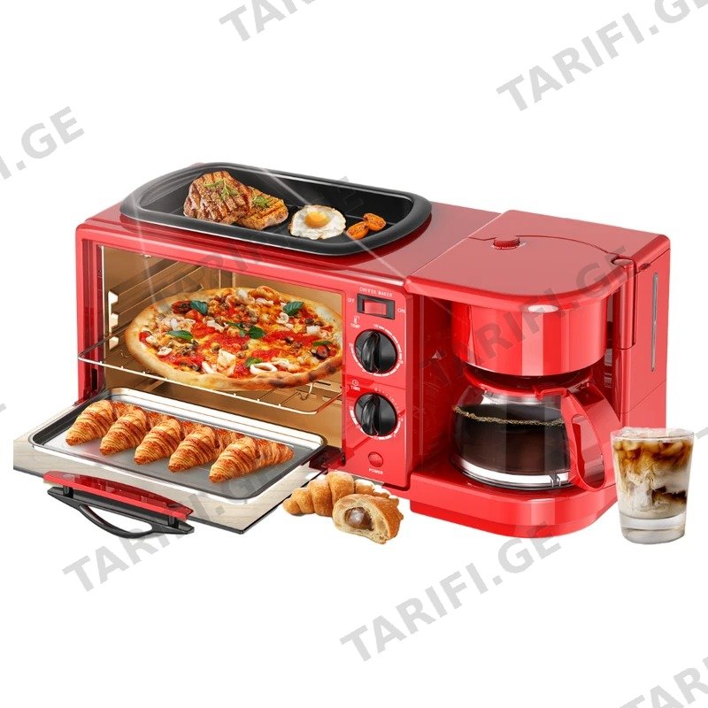საუზმის მოსამზადებელი ნაკრები 3-IN-1 DECAKILA KEEV003R 1050W