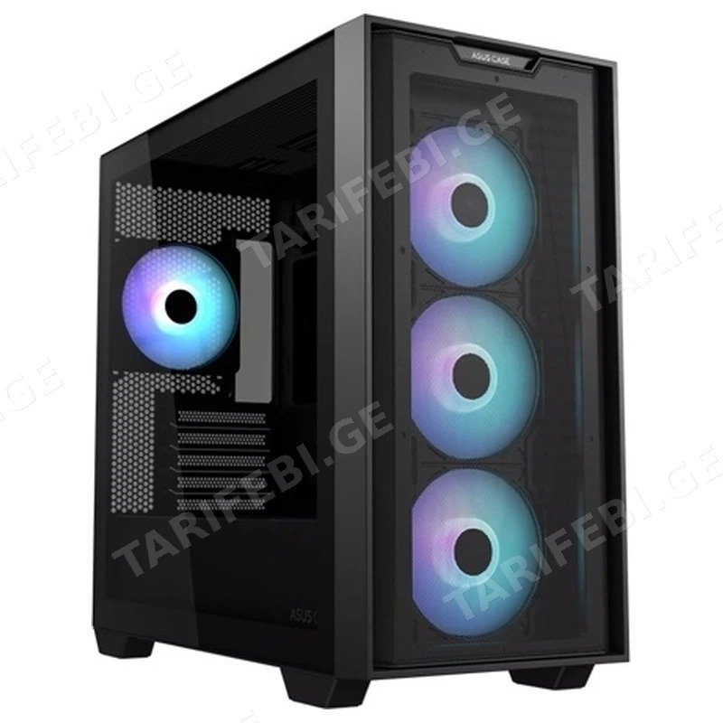 კომპიუტერის ქეისი ASUS A21 PLUS MINI TOWER შავი