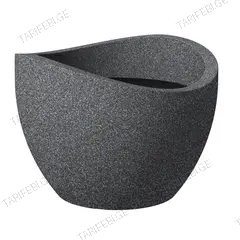 ქოთანი პლასტმასის Scheurich 250/60 PLANTER SCHWARZ GRANIT