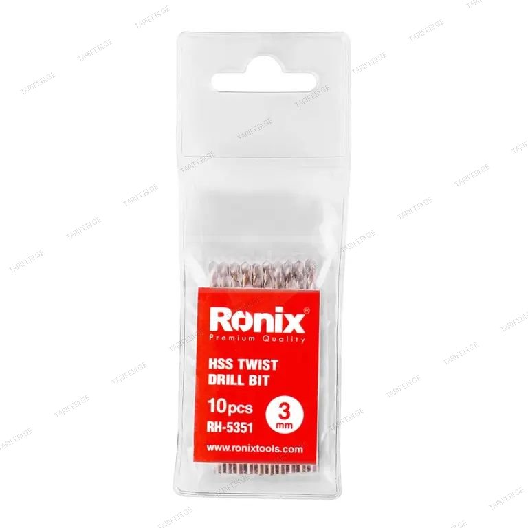 HSS მეტალის ბურღი Ronix RH-5352, 3,5 მმ