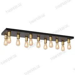 საკიდი Luminex 1310 Filo 11 E27 15W შავი ოქროსფერი