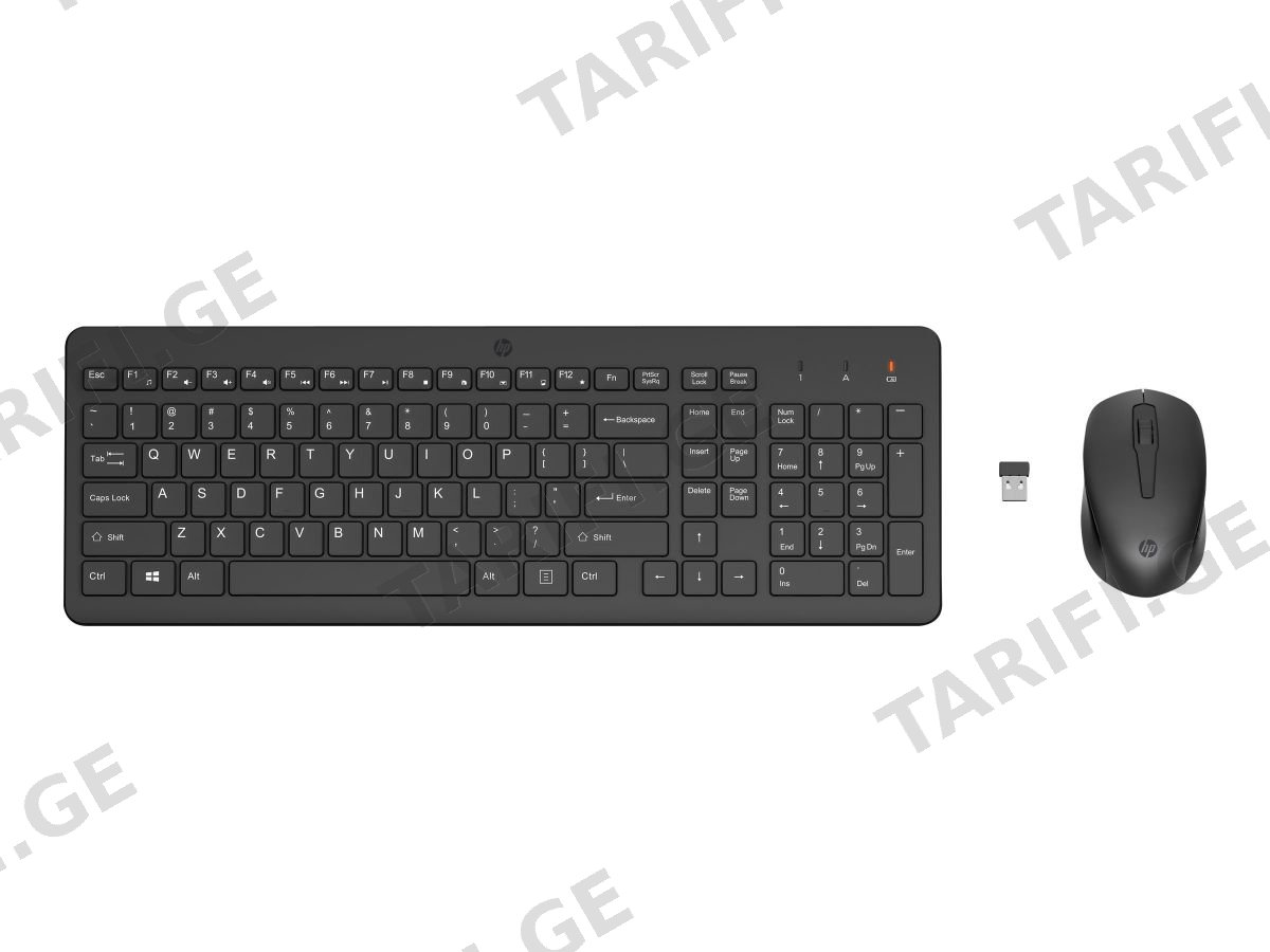 კლავიატურა HP 330 2V9E6AA Mouse + KB Weireless