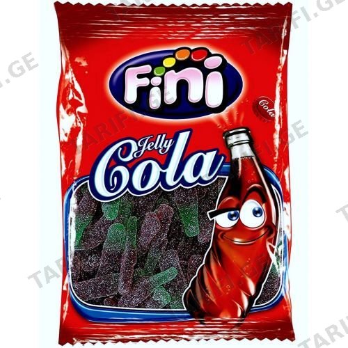 ჟელიბონი /Fini/ "შუშხუნა კოლას ბოთლები" 16766 100გრ