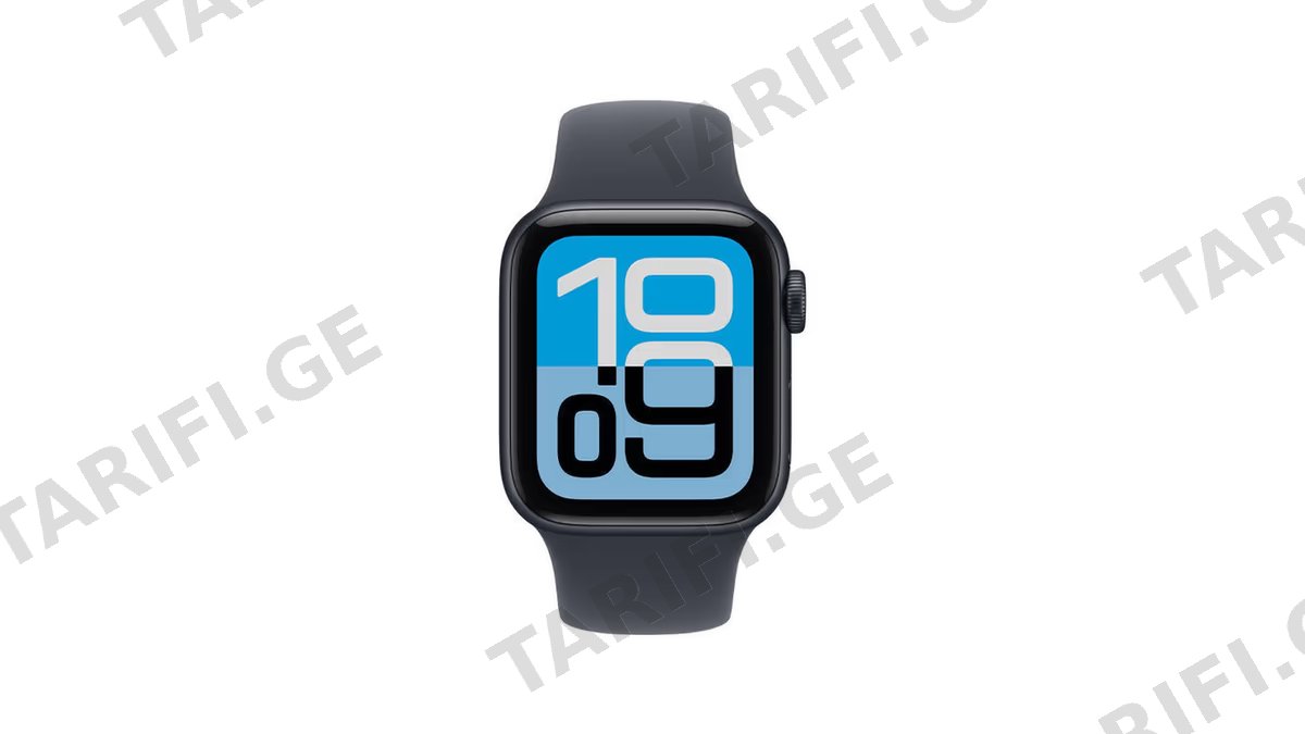 Apple Watch SE 3 GPS 40mm Midnight Aluminium Case With Midnight Sport Band MEHC4 M/L