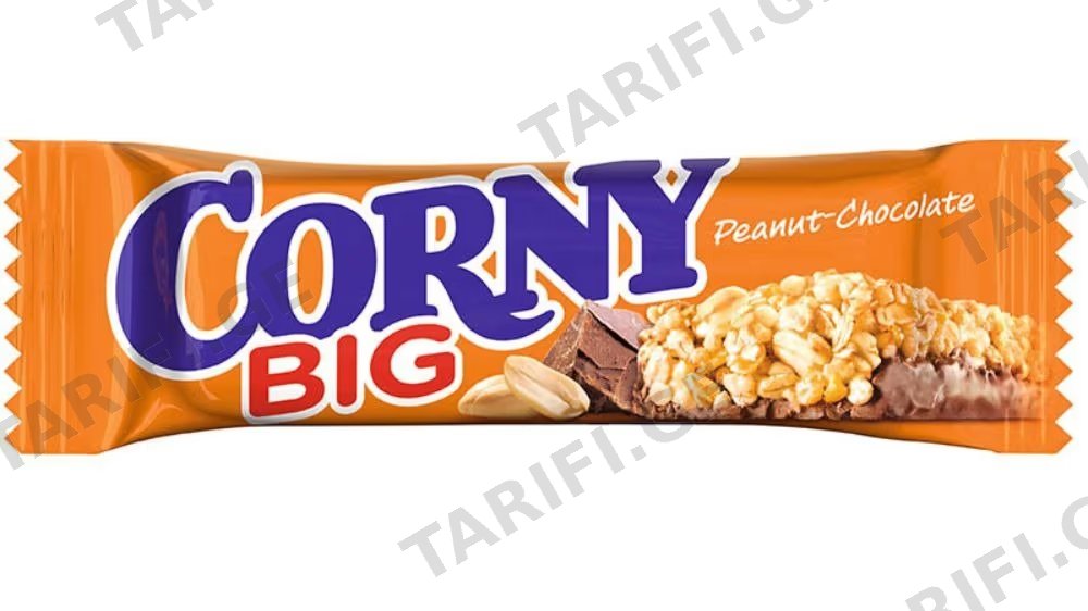 კორნი ბიგ მარცვლეულის ბატონი არაქისით და შოკოლადით 50გრ
