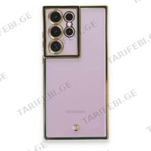 Samsung Galaxy S23 Ultra Liva lense Case სილიკონის ქეისი - მწვანე