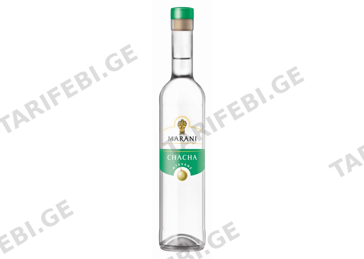 ჭაჭა მარანი მწვანე - 0.5L