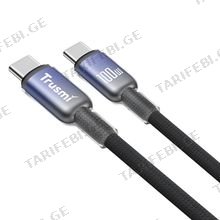 Trusmi CA43-12 USB-C to USB-C მობილურის კაბელი