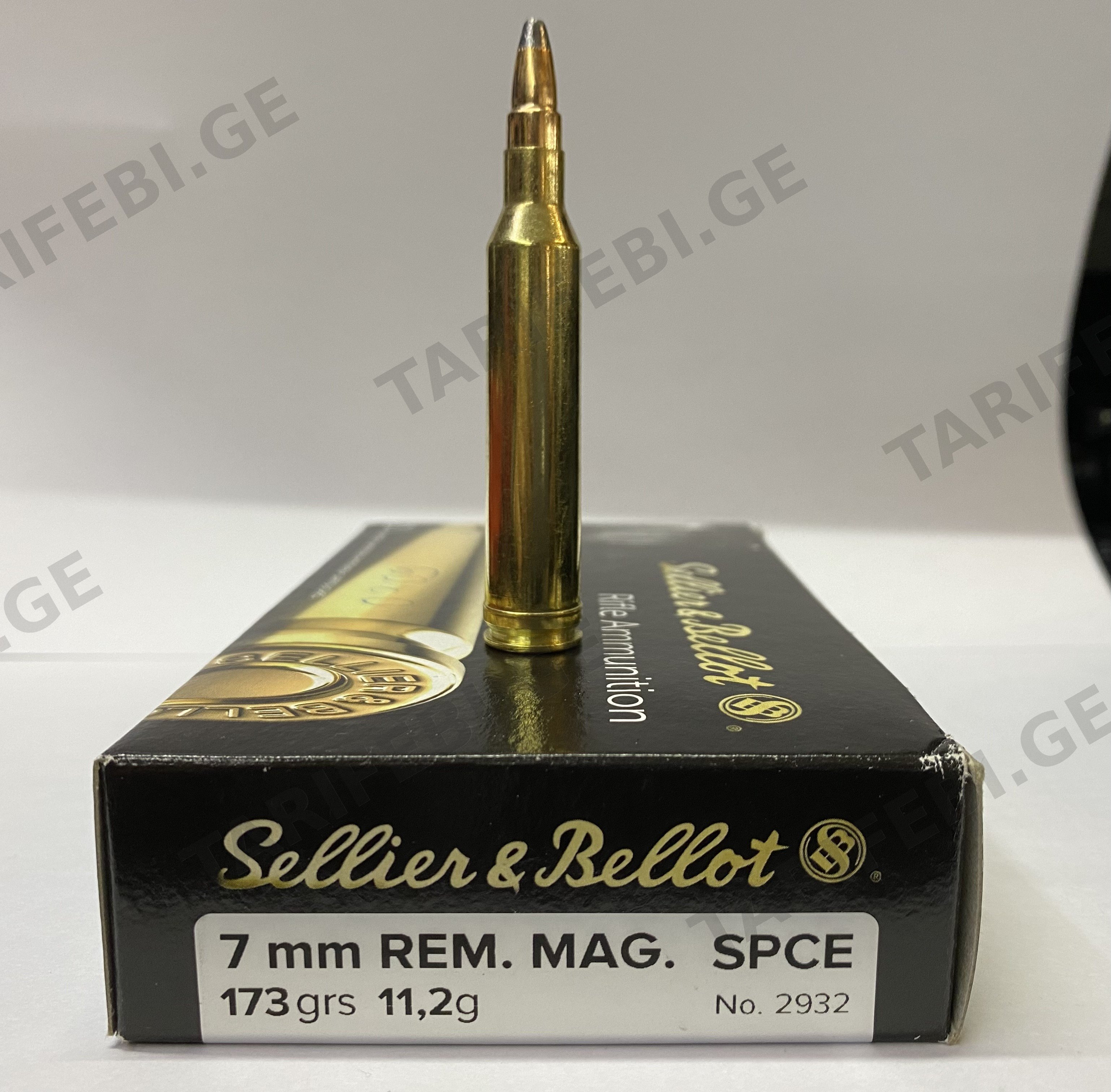 ვაზნა 7 mm REM MAG SPEC 173gr 11.2g