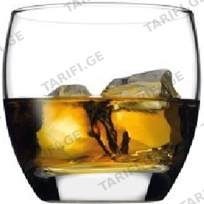 ვისკის ჭიქა PASABAHCE BARREL (340ML, 3PCS)