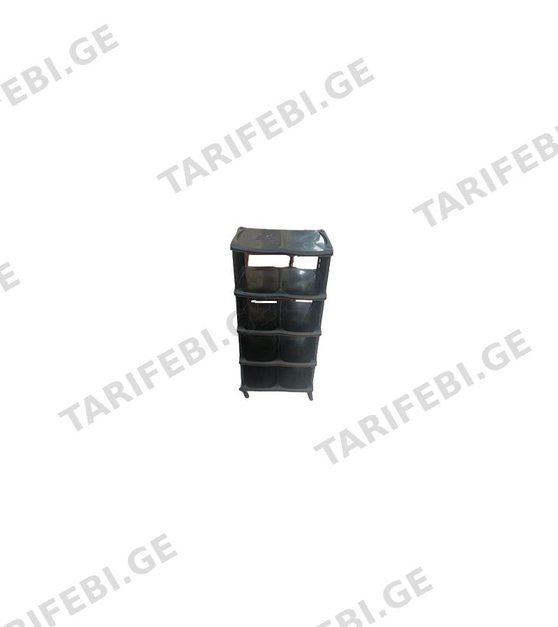 ფეხსაცმლის ორგანაიზერი 120 BAMBOO SHOE RACK ფერი. SIYAH