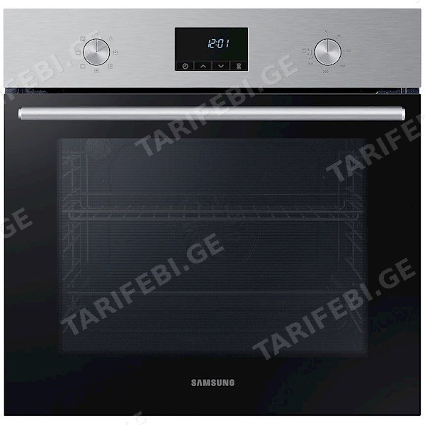 ჩასაშენებელი ელექტრო ღუმელი Samsung NV68A1110BS/WT, 2800W, 68L, Built-In, Black/Silver