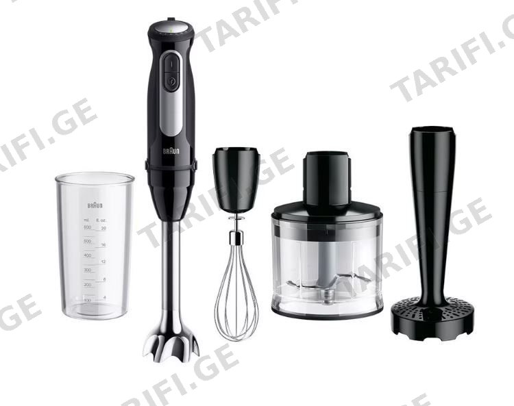 ხელის ბლენდერი BRAUN MQ55307MBK
