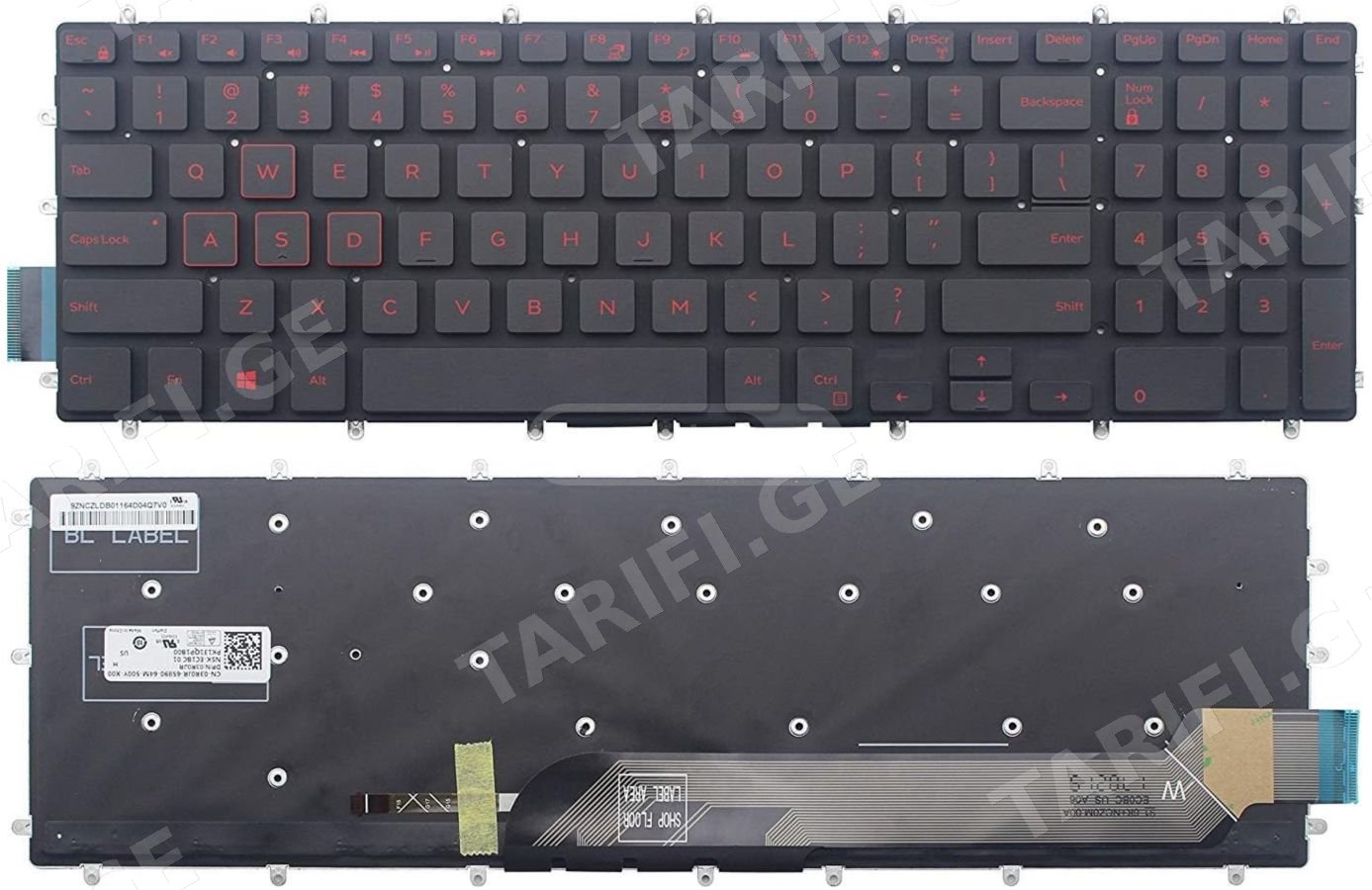 Dell 15 7566 5567 7567 5570 7000 G3-3579 G5-5587 keyboard