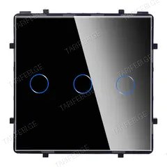 ჩამრთველი ჩარჩოს გარეშე სენსორით Socket Elegant Wireless Wi-Fi 3 შავი