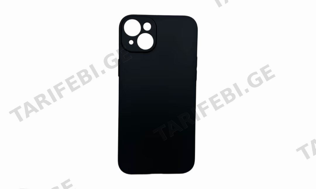iPhone 15 Plus Thin Silicone Case - Black