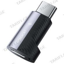 Toocki OTG Lightning to USB-C Adapter Converter ადაპტერი