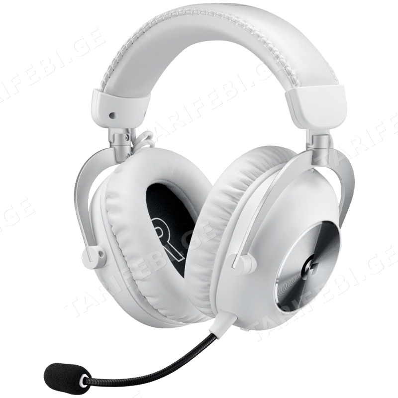 LOGITECH G PRO X2 LIGHTSPEED Wireless Gaming Headset - Blue Mic - WHITE