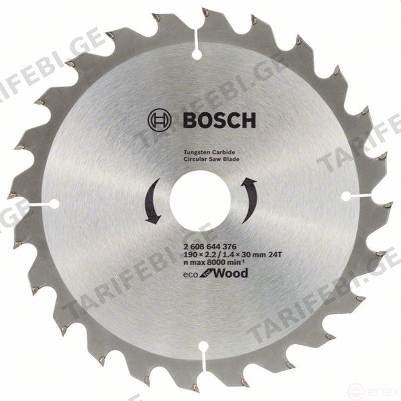 ხერხის პირი CIRCULAR SAW BLADE ECO WOOD 2608644377