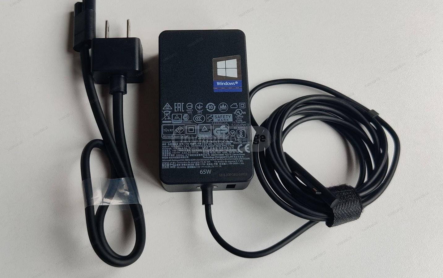 Microsoft Surface Charger 65W - ორიგინალი დამტენი