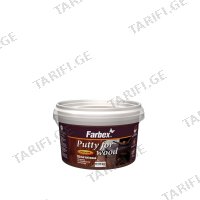 (0.7კგ) ხის მუხისფერი ფითხი (შპაკლი) Farbex
