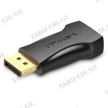 VENTION HBPB0 DisplayPort Male to HDMI Female 4K Adapter Black (DP TO HDMI)