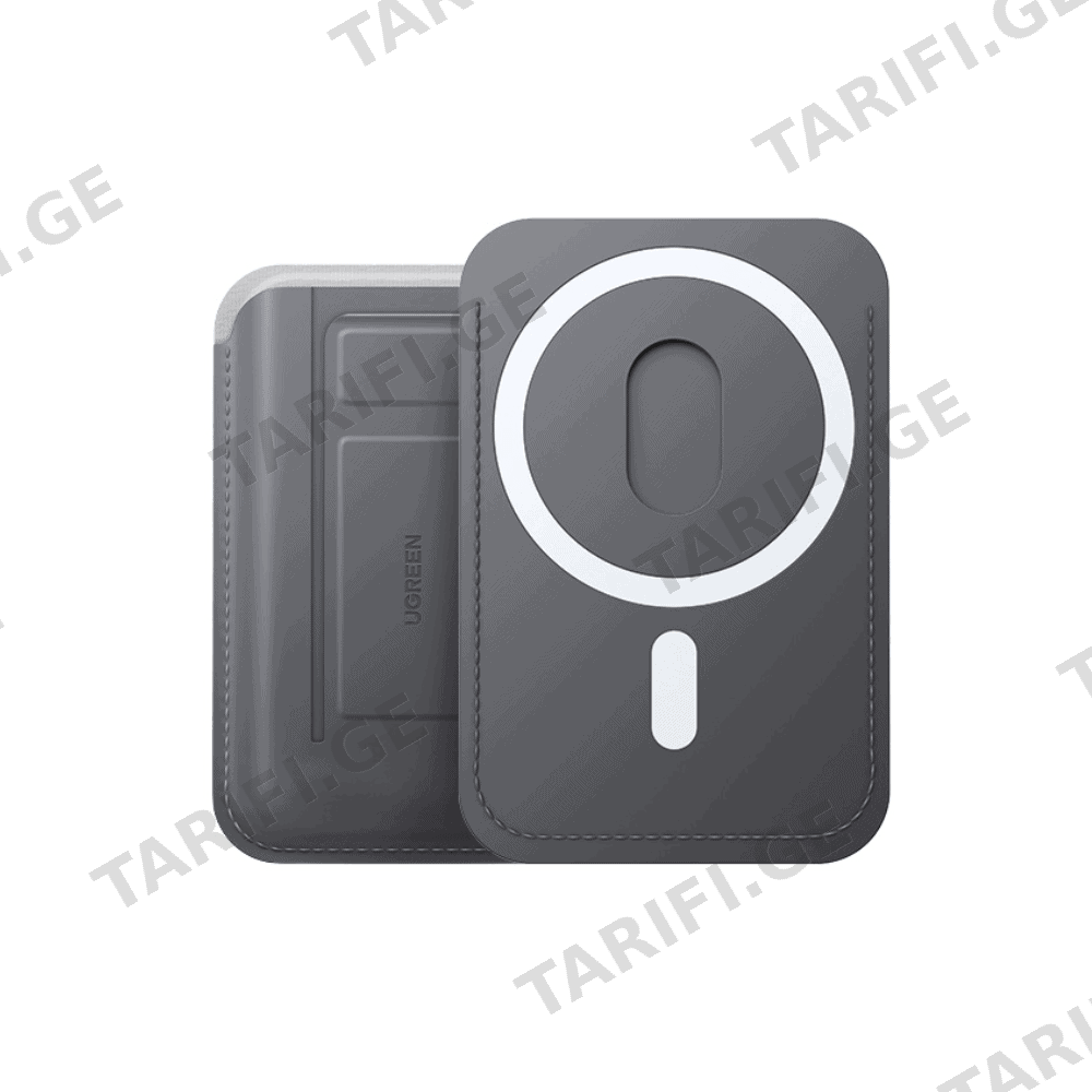 მაგნიტური საფულე სადგამით UGREEN LP947 (65837), Magnetic Wallet with Stand, Gray