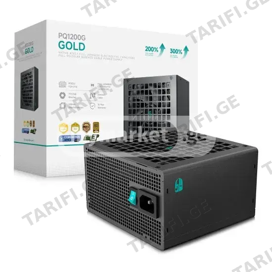 კვების ბლოკი Deepcool PQ1200G 1200W 80 + GOLD MODULAR Black