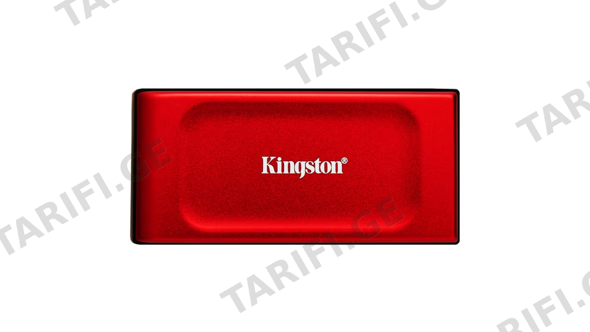 გარე მყარი დისკი Kingston SXS1000R/1000GA, 1TB, External SSD, USB 3.2, Red