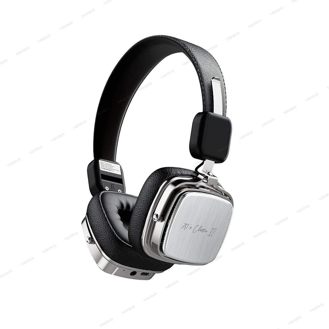 Wireless Headphones Proove 70’s Classic II silver black