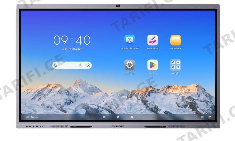 ინტერაქტიული მონიტორი 75″ ეკრანის დიაგონალით DS-D5C75RB/B