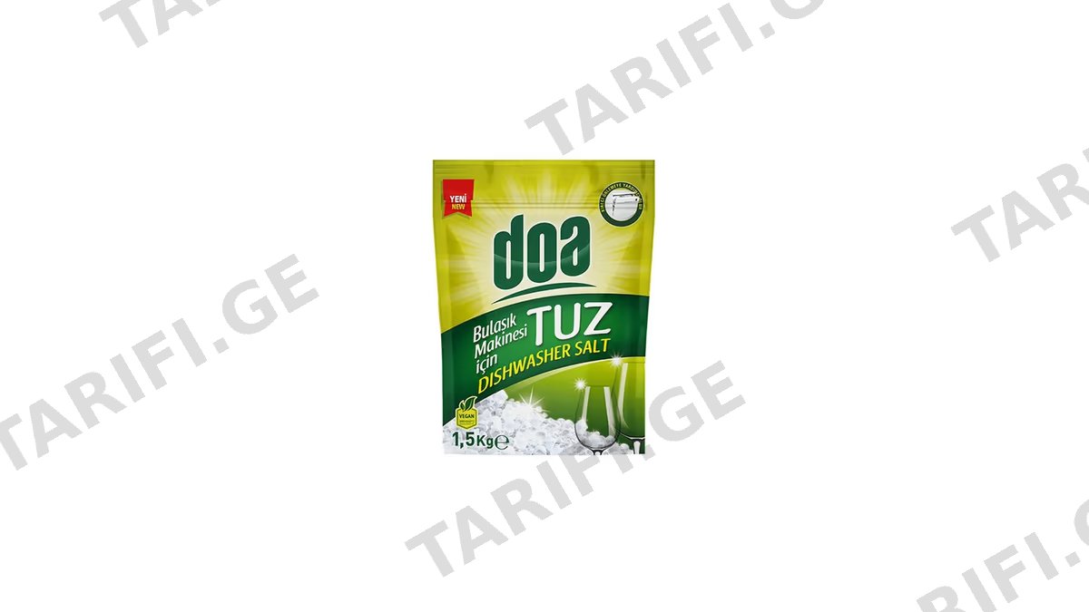 DOA ჭურჭლის სარეცხი მარილი-1.5კგ