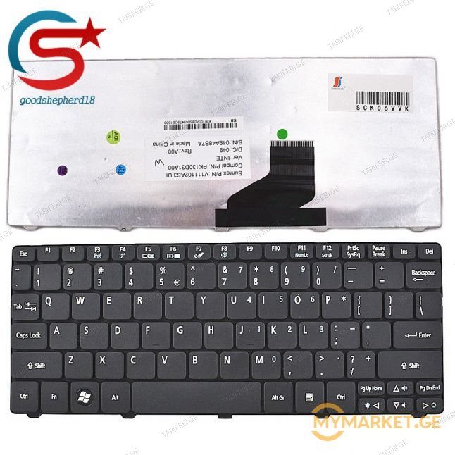 Acer Aspire One 521 533 D255 D260 D270 keyboard