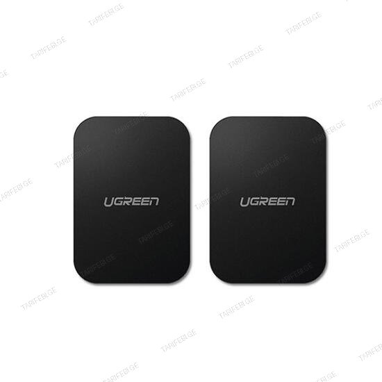 Ugreen Rectangular Metal Plate for Magnetic Phone Stand 2 Pack 50869 Black