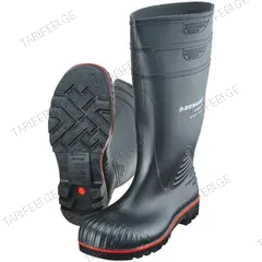 ჩექმები რეზინის ქიმიური Dunlop 9ACSA 45 შავი