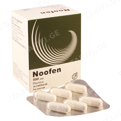 ნოოფენი კაფს.500მგ N24 Noofen caps 500mg #24